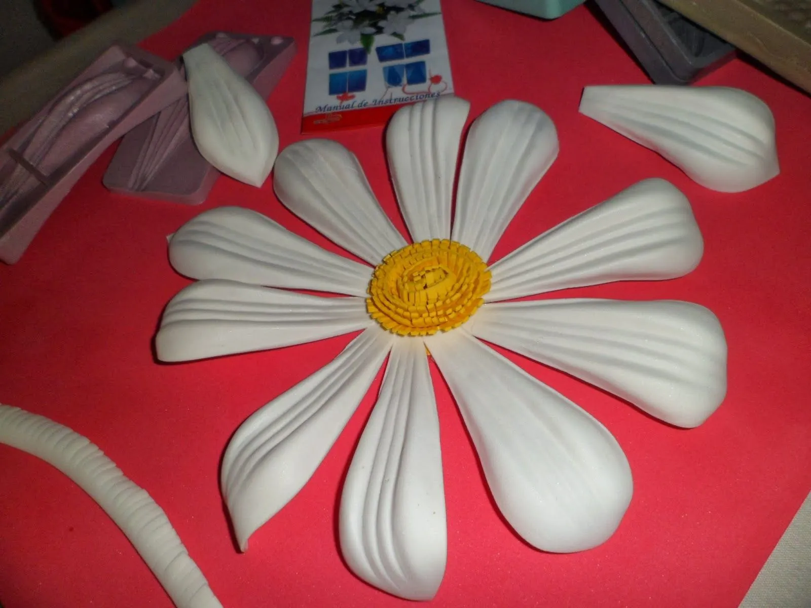 moldes para flores de goma eva/como hacer las flores