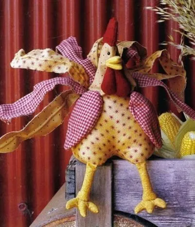 Moldes para hacer una gallinita y un gallo ~ Solountip.com