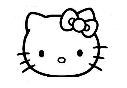 Moldes de Hello Kitty en foami - Imagui
