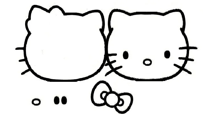 Moldes de Hello Kitty en goma eva - Imagui