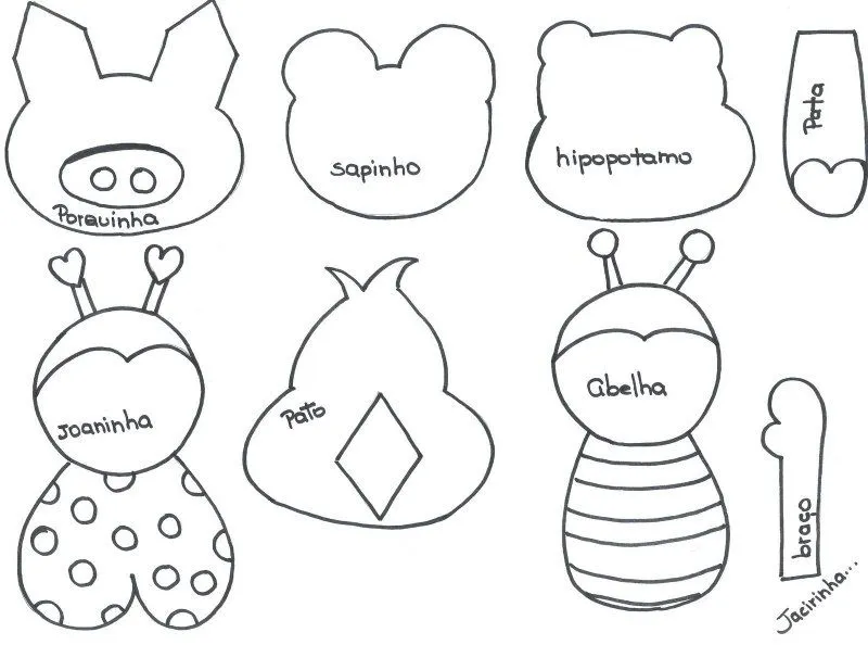 Dibujos para colorear lapices con fomi o fieltro - Imagui