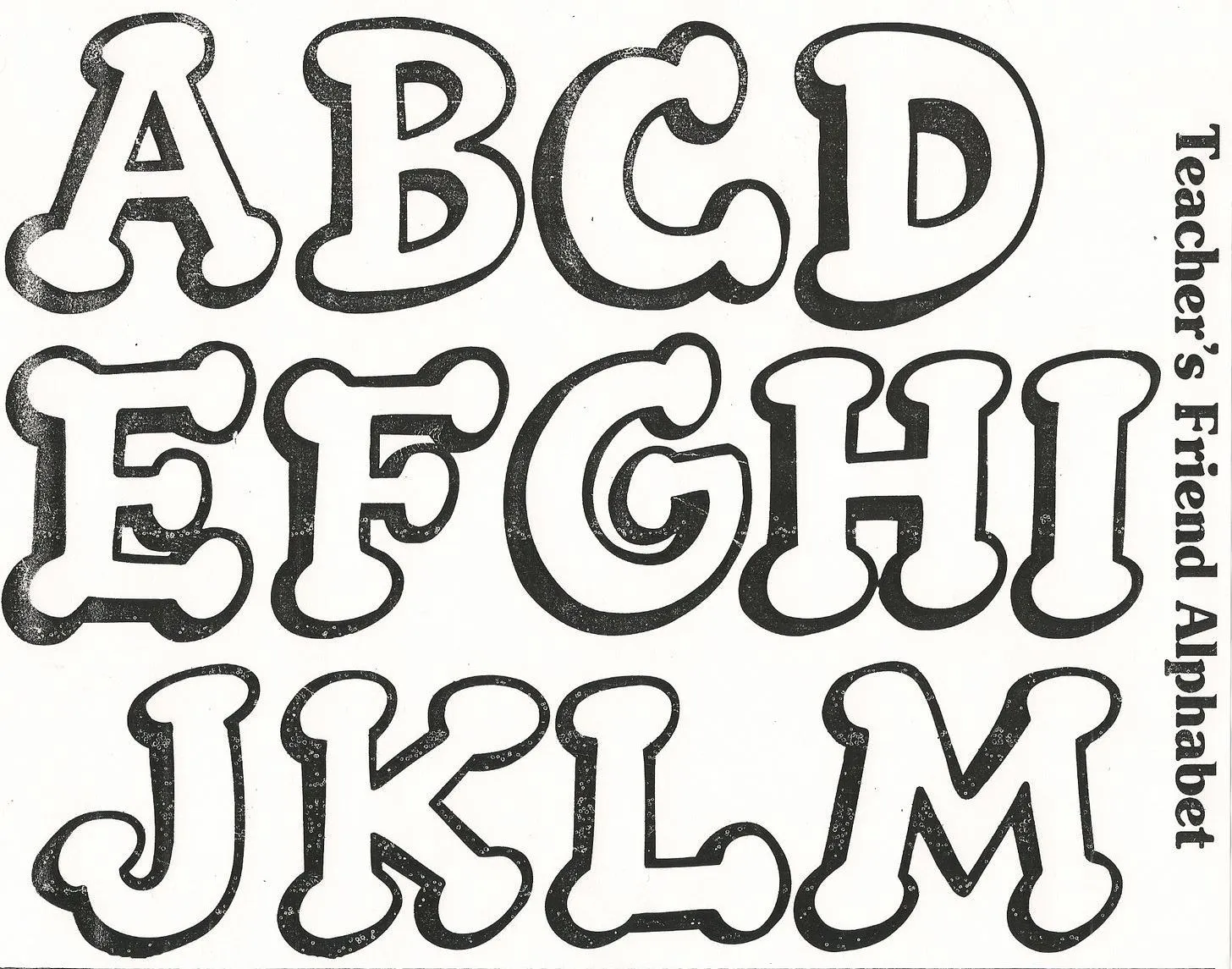 moldes letras Colouring Pages