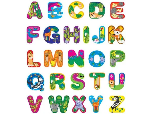 Modelos de diferentes letras infantil - Imagui