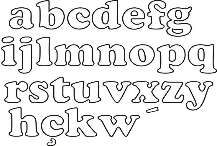 moldes de letras para fieltro - Buscar con Google | nombre en ...