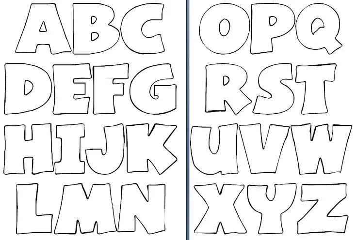 moldes de letras en foami - Buscar con Google | Monogramas | Pinterest