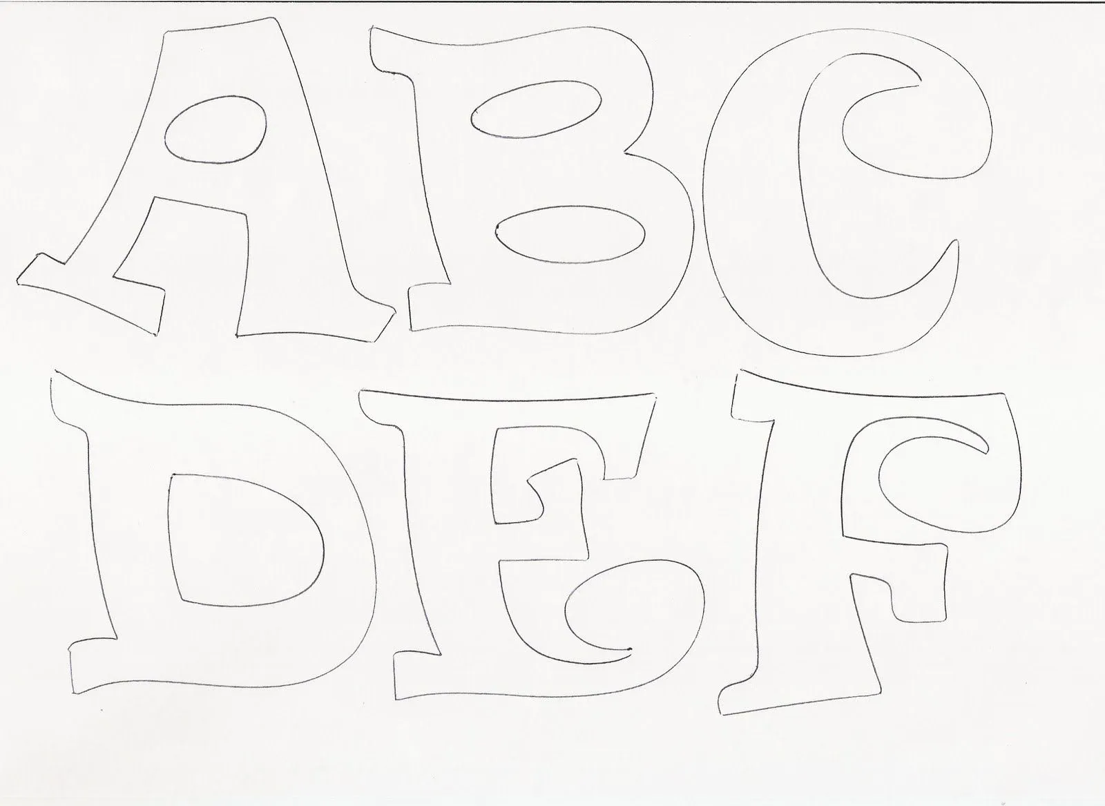 Moldes para hacer letras en goma eva - Imagui | letras ...