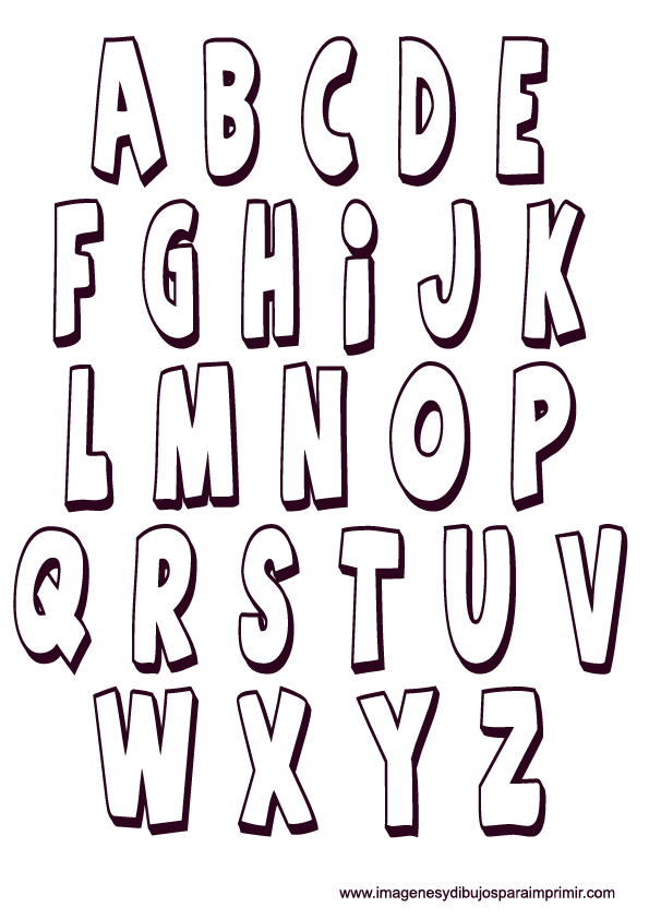 Moldes de letras para imprimir-Imagenes y dibujos para imprimir ... Moldes de letras para imprimir-Imagenes y dibujos para imprimir ...