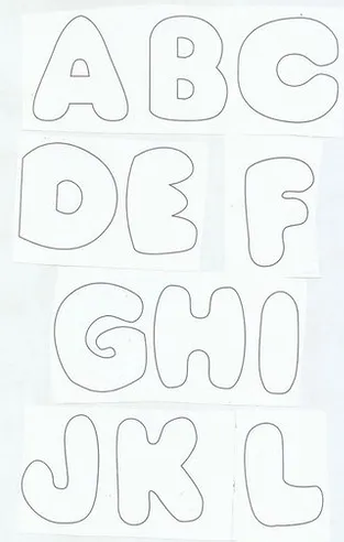 Moldes de letras mayúsculas y minúsculas - Imagui Moldes de letras mayúsculas y minúsculas - Imagui