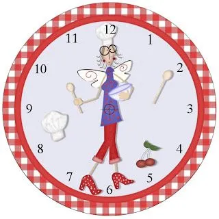 Moldes para manualidades, plantilla para reloj Moldes para manualidades, plantilla para reloj