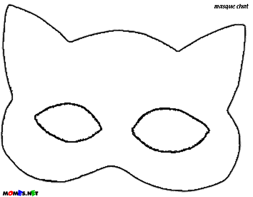 Molde de mascara de gato para imprimir - Imagui