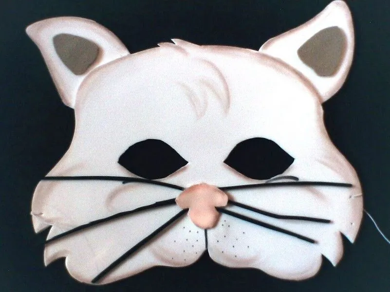 Moldes de máscaras de animales - Manualidades en Goma Eva y Foami
