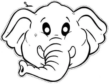 Imagenes dibujos para recortar de elefantes en foami - Imagui