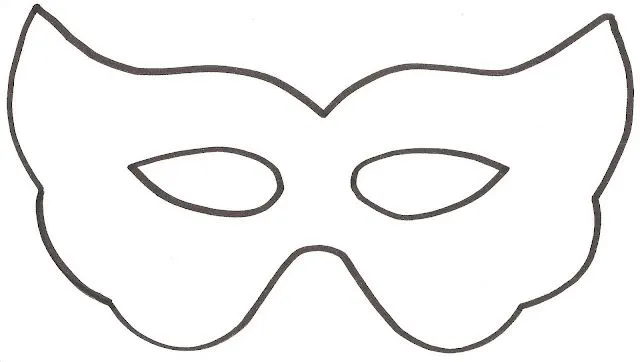 Moldes de mascaras - Imagui