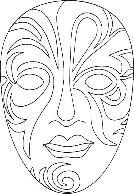 Moldes de mascaras de teatro - Imagui