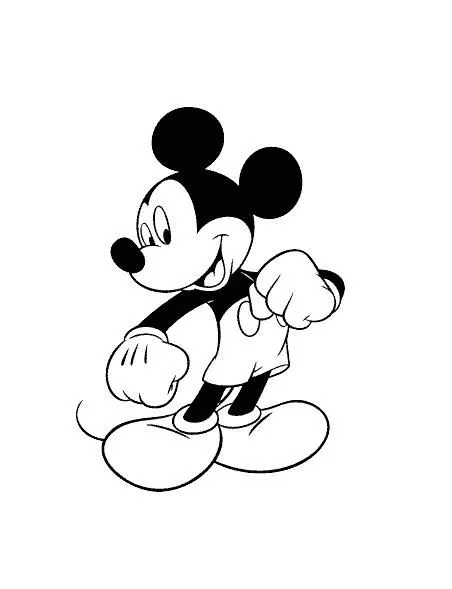 Moldes Mickey Mouse para pintar - Imagui