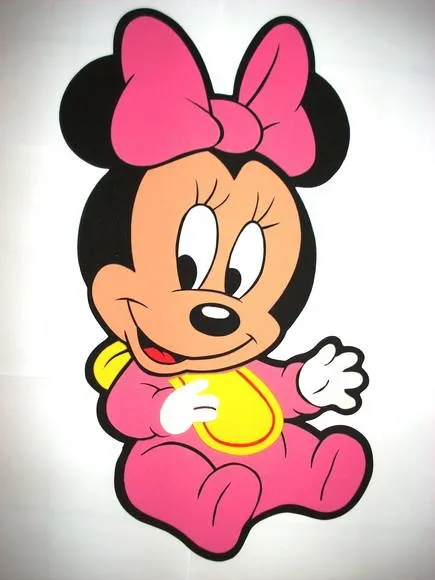 Minnie Mouse bebé con molde - Imagui