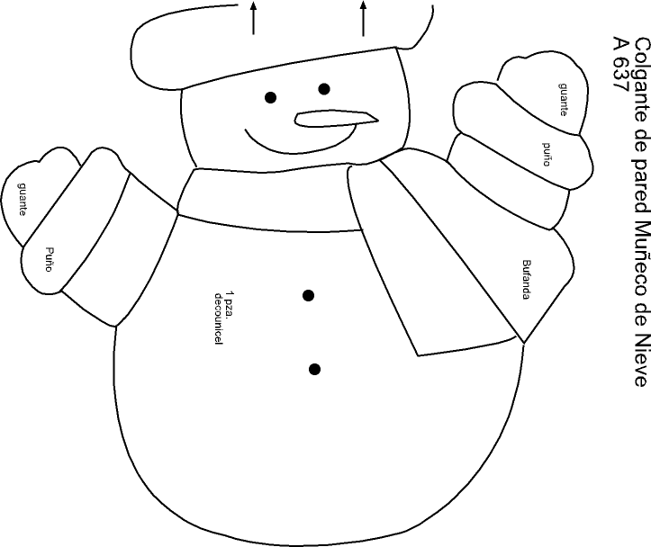 Patron de muñeco de nieve - Imagui