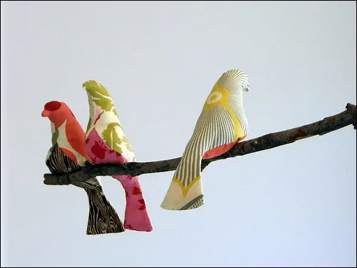 Patrones de pájaros de tela - Imagui