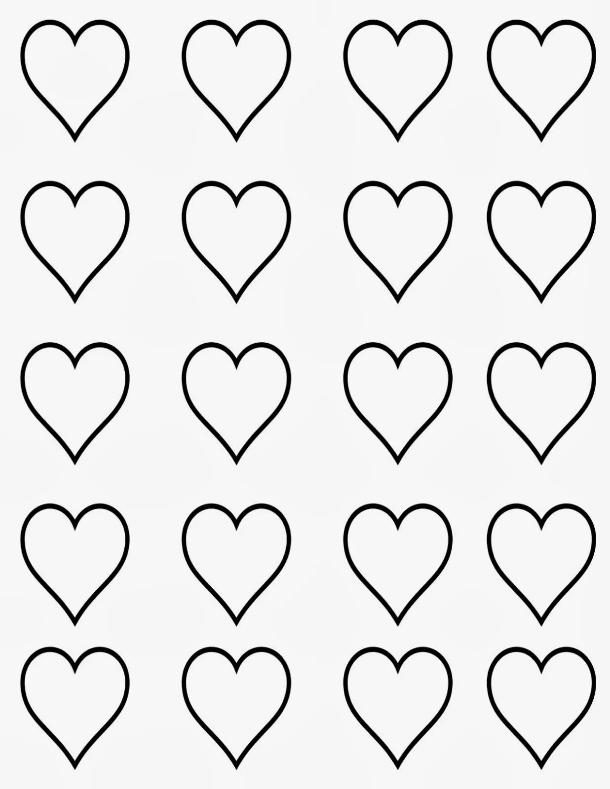 Moldes o Plantillas de Corazones. | Ideas y material gratis para ... Moldes o Plantillas de Corazones. | Ideas y material gratis para ...