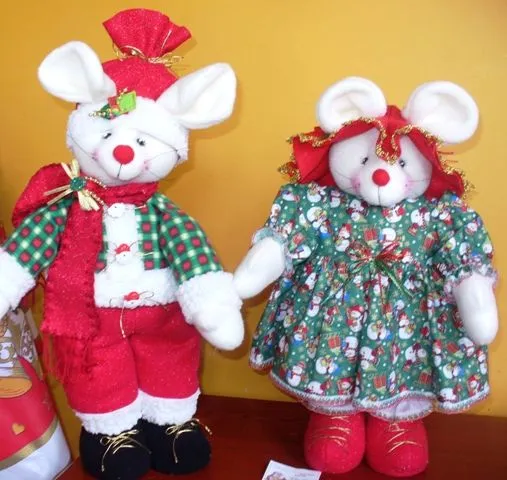 Moldes de ratones navideños gratis - Imagui