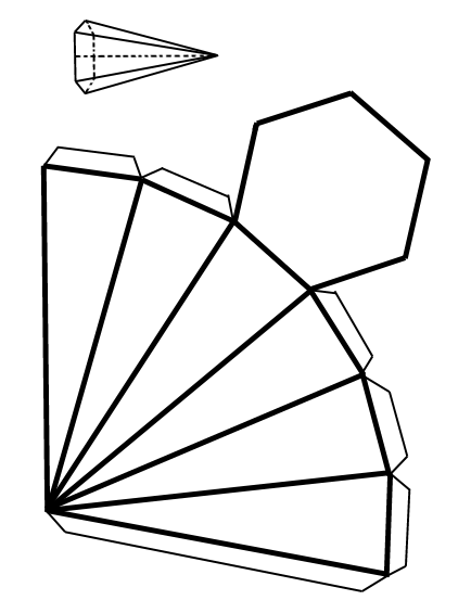 Moldes de solidos geometricos para armar - Imagui