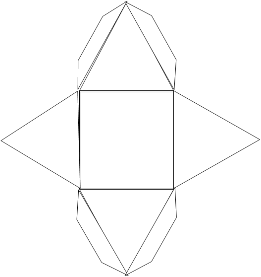 Moldes de solidos geometricos - Imagui