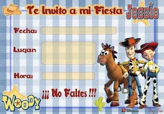 Moldes para Todo: ?~ Invitación de Toy Story ~?