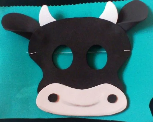 Moldes de vaca para mascaras - Imagui