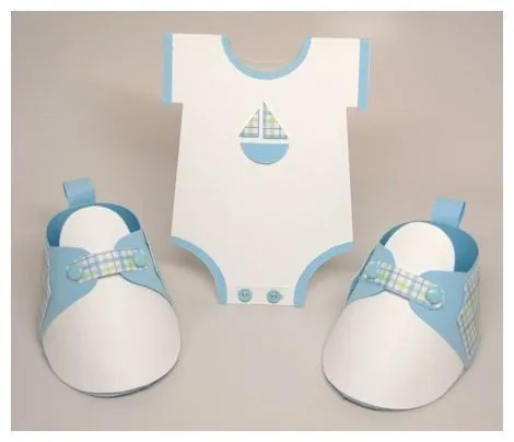 Moldes de zapatitos de niño para baby shower - Imagui | BBshower ...