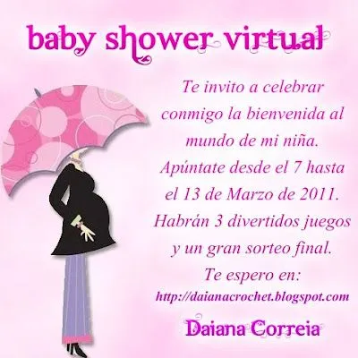 POR MOMENTOS Y DE MOMENTOS ♥ **: Baby Shower virtual de Daiana