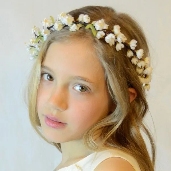Mon petit Piu-Piu: Coronas y diademas de flores para niñas