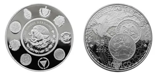 Moneda de Plata VIII Serie Iberoamericana - Cambio Peso Dolar