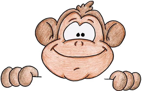 Monkey en dibujos animados - Imagui