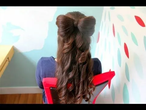 Como hacer un moño en el cabello - YouTube