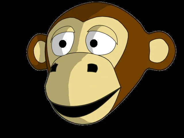 Imagen de un mono en caricatura - Imagui