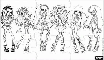 monsterhigh on Pinterest | Monster High, Coloring Pages and Kids ...