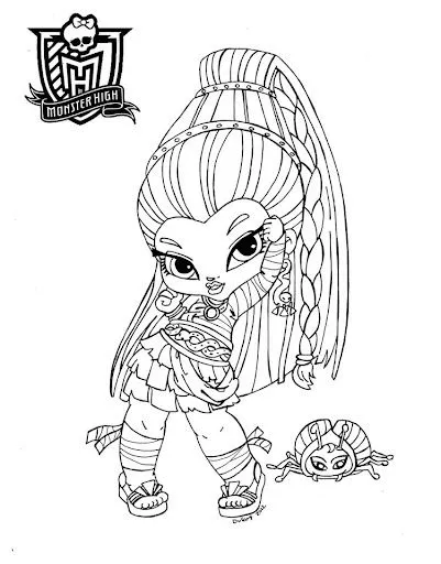 Monster High dibujos para imprimir y colorear: Dibujos Monster ...