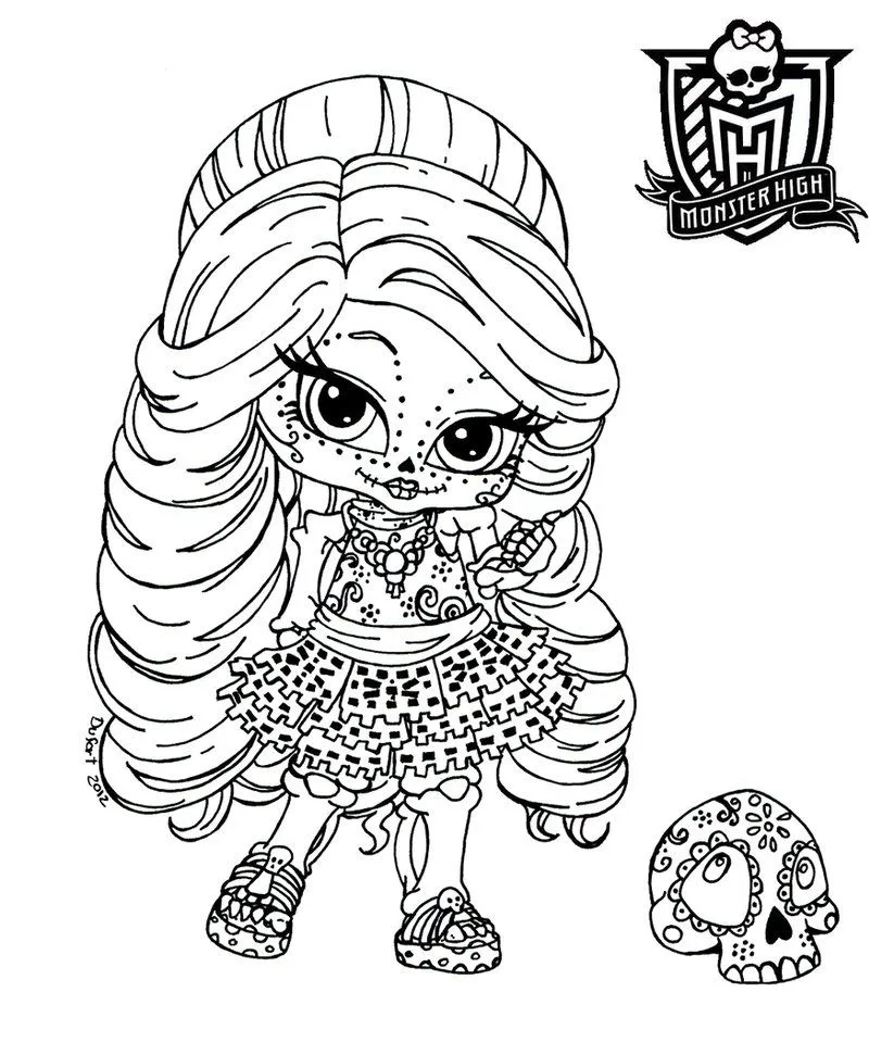 Monster High dibujos para imprimir y colorear: Dibujos Monster ...