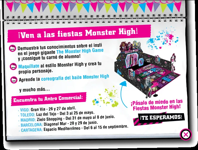 Monster High Estaciones
