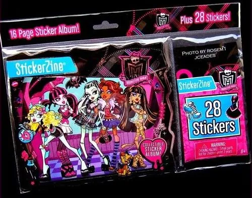 Monster High Flor™.: Álbum de pegatinas de Monster High