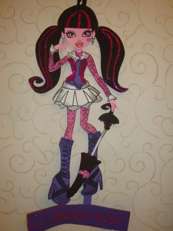 Monster High foamy decoration-Birthday party room by HappyToons