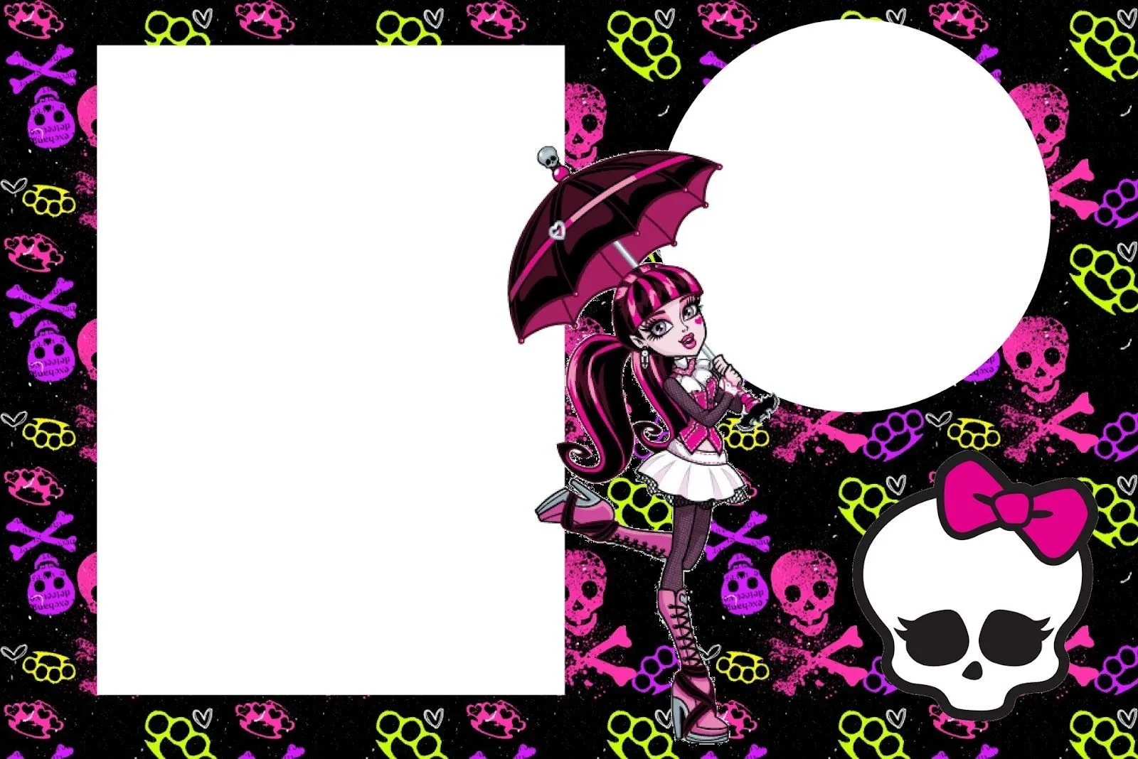 Monster High: invitaciones para imprimir gratis. | Invitaciones para  imprimir, Invitaciones para imprimir gratis, Invitaciones de monster high