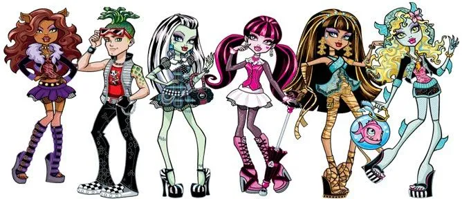 Monster High-Pretty : Personajes de Monster High