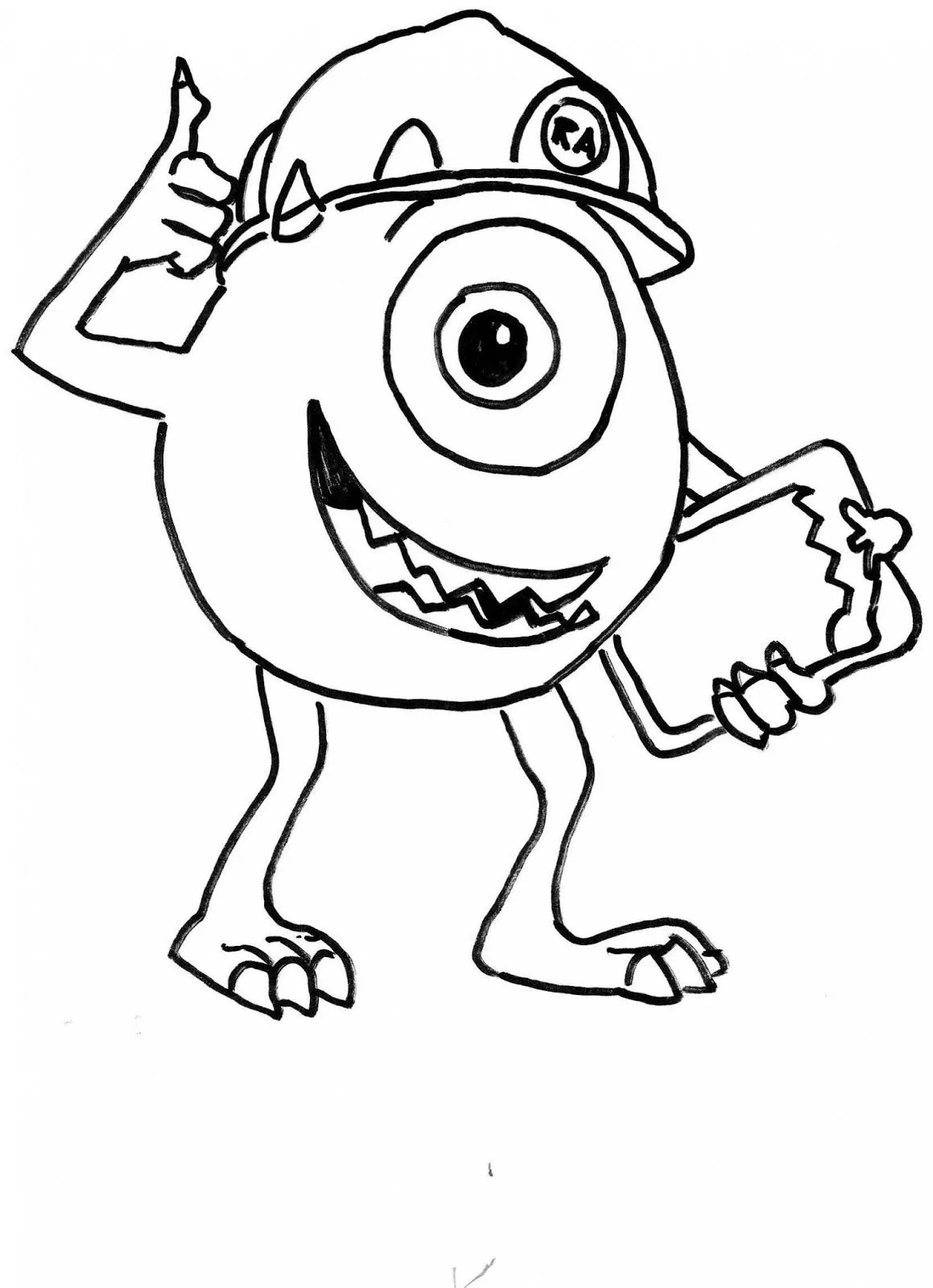 Monster inc para colorear e imprimir - Imagui