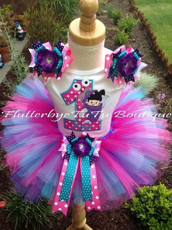 Monster's Inc. BOO Birthday TuTu Set (ages 1-9) By: Flutter Bye ...