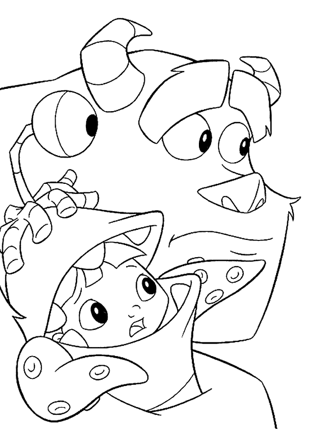 Monsters inc Dibujos para Colorear - DisneyDibujos. Monsters inc Dibujos para Colorear - DisneyDibujos.