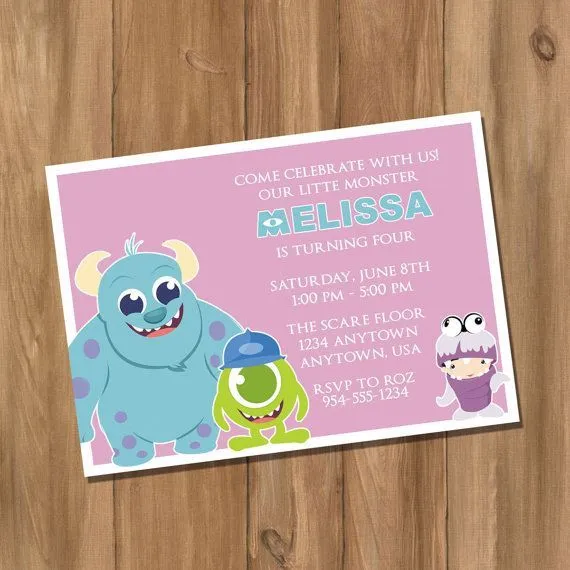 Monsters Inc Monsters University Inspired Birthday Party ...