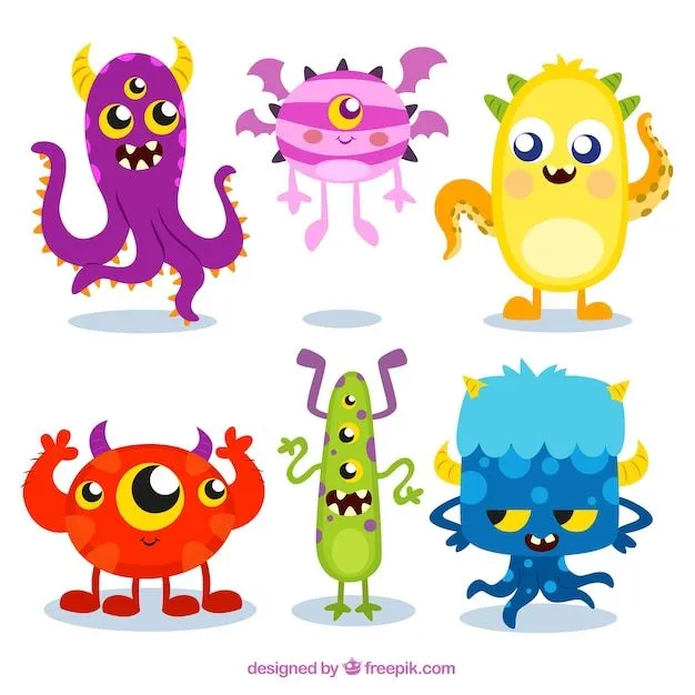 Monstruo Personaje De Dibujos Animados | Fotos y Vectores gratis