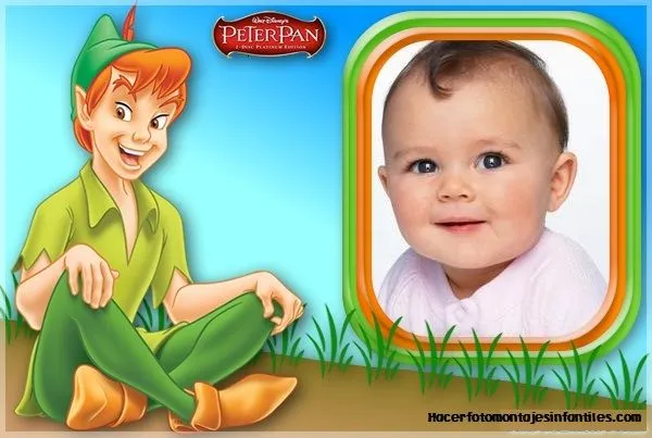 Fotomontaje de Peter Pan | Fotomontajes infantiles