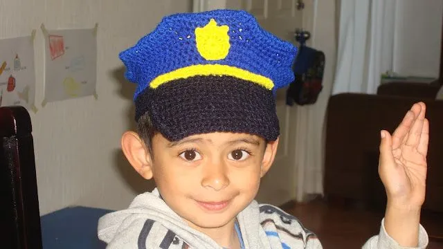 Mossita Bella Crochet y Tejido ": Police Hat Crochet, Gorro de ...